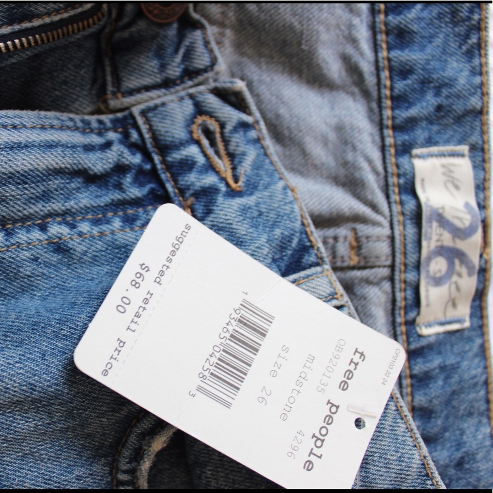 Free people denim skirt - Picture 4 of 4